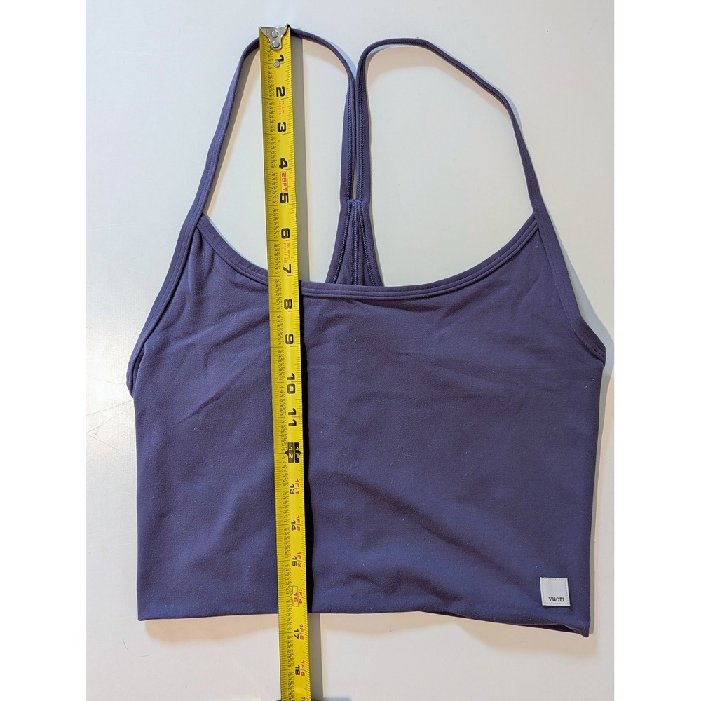 Vuori Purple Blue Yosemite Bra Tank Studio Short Set Size S EUC Matching Set - Picture 6 of 12